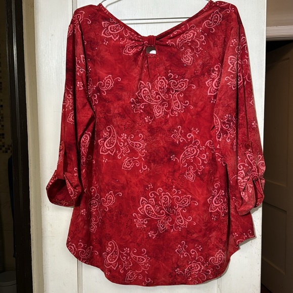 Sami and Jo XL Women’s Holiday Top Pre - owned. - Picture 8 of 11